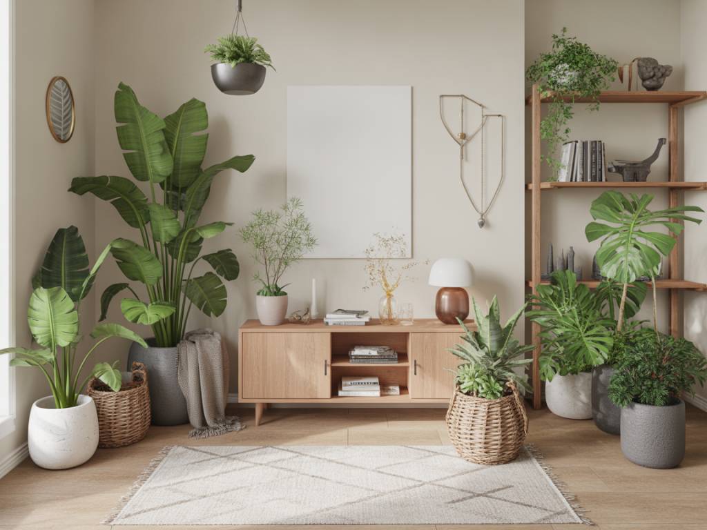Intégrer les plantes d'intérieur XXL dans une déco contemporaine : tendance et conseils