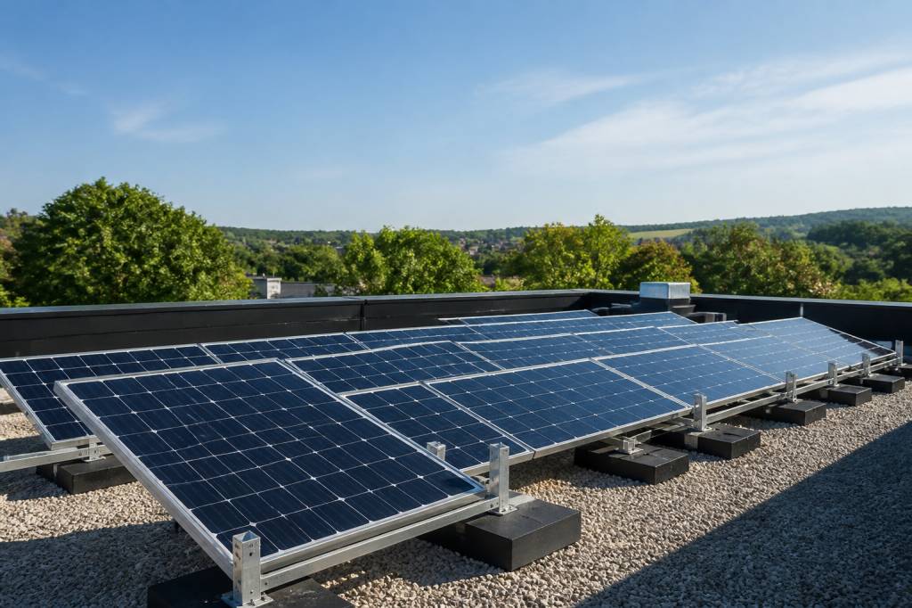 Panneaux solaires sur toit plat : comment installer pour un rendement optimal ? guide complet