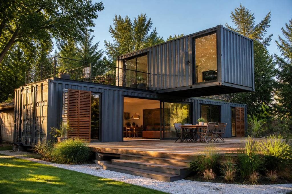 Construire en container : exemples réussis de projets de maison en container éco-conçus